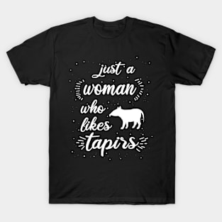 Frauen Tapire Liebe Tapir Liebhaber Astrologie T-Shirt